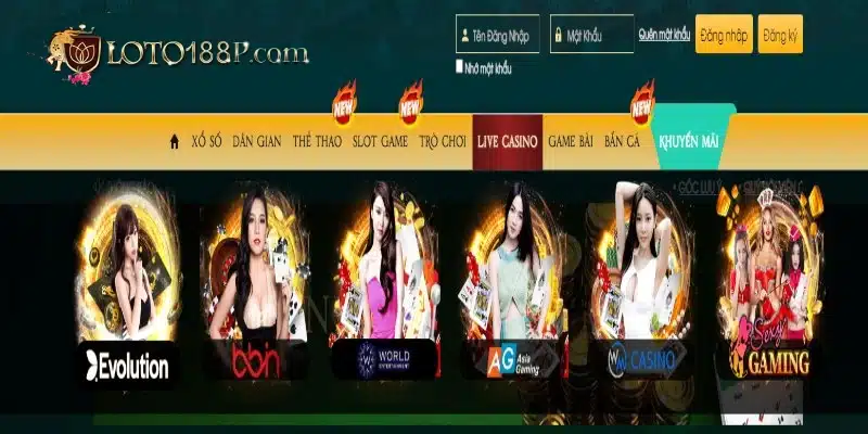 Live casino Loto188 là gì?