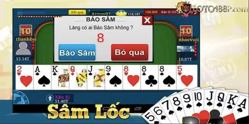 Các thuật ngữ trong game bài sâm lốc